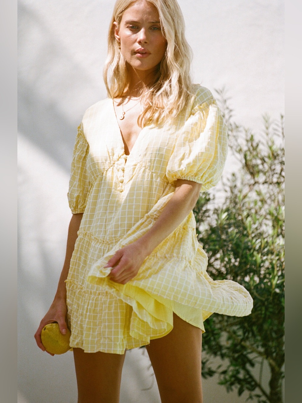 Sabo Tarelle Mini Dress Buttercup Size Small / 4